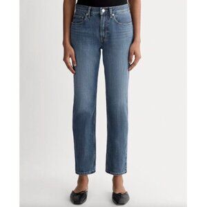 NWT Everlane The Super Soft Relaxed Jean Womens 23 Mid Indigo